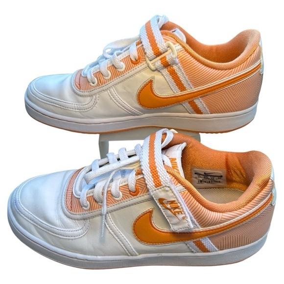 Nike Vandal Retro White and Orange Women’s Sneakers 11 Vintage - Picture 1 of 16